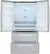 Alt View 13. LG - 22.7 Cu. Ft. 4-Door French Door Counter-Depth Refrigerator with Double Freezer - PrintProof Stainless Steel.
