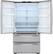 Alt View 3. LG - 22.7 Cu. Ft. 4-Door French Door Counter-Depth Refrigerator with Double Freezer - PrintProof Stainless Steel.
