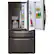 Alt View 14. LG - 22.5 Cu. Ft. 4-Door French Door-in-Door Counter-Depth Refrigerator with Craft Ice - Black Stainless Steel.