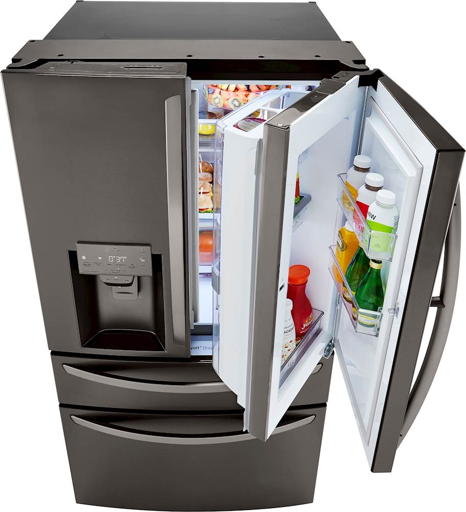 LG 22.5 Cu. Ft. 4-Door French Door-in-Door Counter-Depth Refrigerator with  Craft Ice Stainless Steel LRMDC2306S - Best Buy