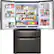 Alt View 1. LG - 22.5 Cu. Ft. 4-Door French Door-in-Door Counter-Depth Refrigerator with Craft Ice - Black Stainless Steel.