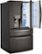 Alt View Zoom 21. LG - 22.5 Cu. Ft. 4-Door French Door Counter-Depth Refrigerator with Door-in-Door and Craft Ice - Black stainless steel.
