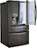 Alt View 21. LG - 22.5 Cu. Ft. 4-Door French Door-in-Door Counter-Depth Refrigerator with Craft Ice - Black Stainless Steel.