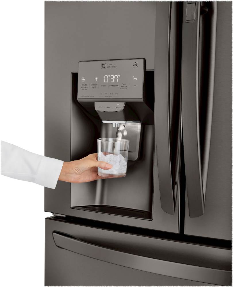 LG 22.5 Cu. Ft. 4-Door French Door-in-Door Counter-Depth Refrigerator with  Craft Ice Stainless Steel LRMVC2306S - Best Buy
