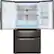 Alt View 2. LG - 22.5 Cu. Ft. 4-Door French Door-in-Door Counter-Depth Refrigerator with Craft Ice - Black Stainless Steel.