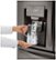 Alt View Zoom 30. LG - 22.5 Cu. Ft. 4-Door French Door-in-Door Counter-Depth Refrigerator with Craft Ice - Black Stainless Steel.