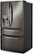 Left Zoom. LG - 22.5 Cu. Ft. 4-Door French Door Counter-Depth Refrigerator with Door-in-Door and Craft Ice - Black stainless steel.
