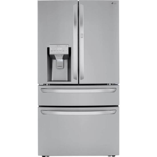 LG LRMDS3006D: Black Stainless Steel 30 Cu. ft. Smart Refrigerator with Craft Ice