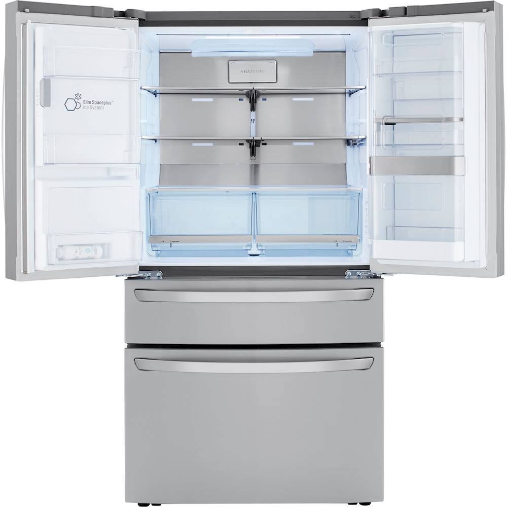 Alt View 16. LG - 29.5 Cu. Ft. 4-Door French Door-in-Door Smart Refrigerator with Craft Ice - PrintProof Stainless Steel.