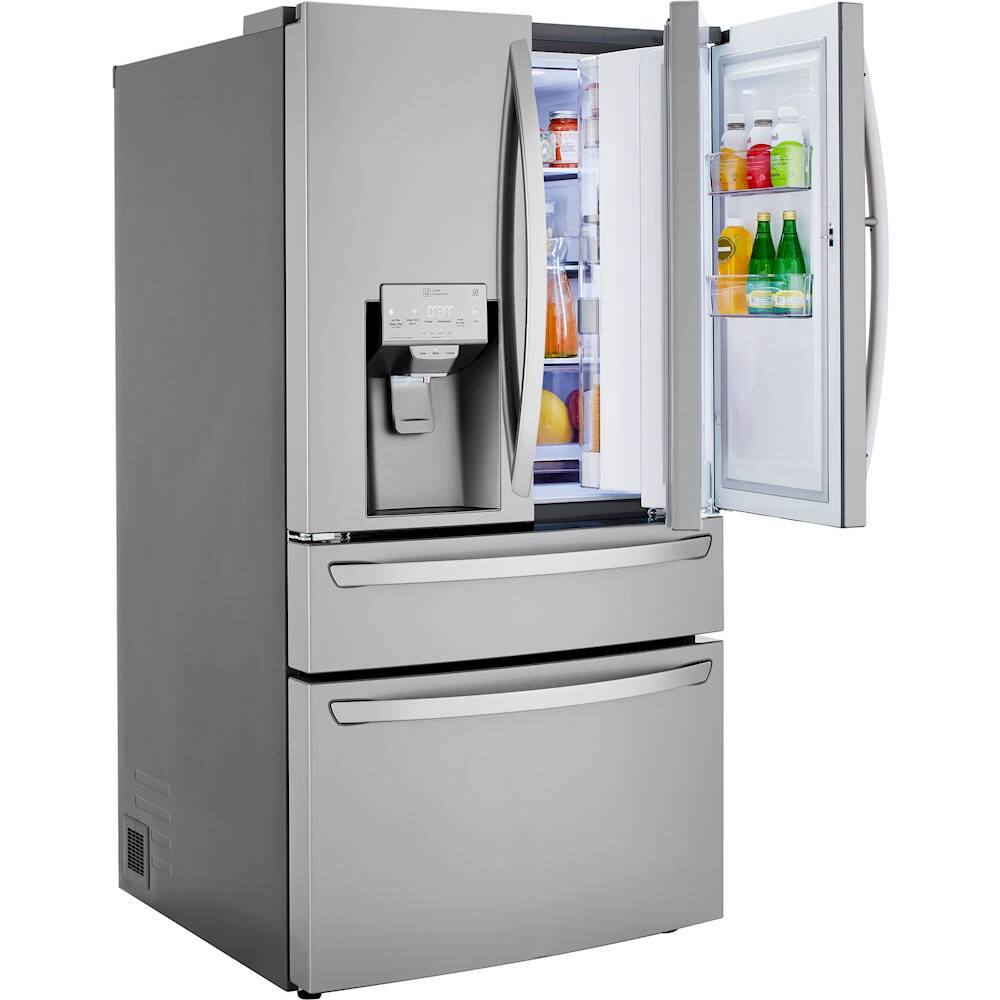 Alt View 21. LG - 29.5 Cu. Ft. 4-Door French Door-in-Door Smart Refrigerator with Craft Ice - PrintProof Stainless Steel.