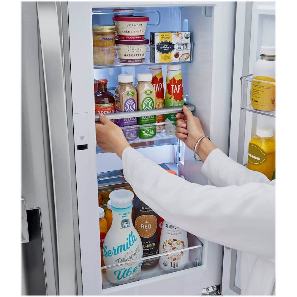 Alt View 23. LG - 29.5 Cu. Ft. 4-Door French Door-in-Door Smart Refrigerator with Craft Ice - PrintProof Stainless Steel.