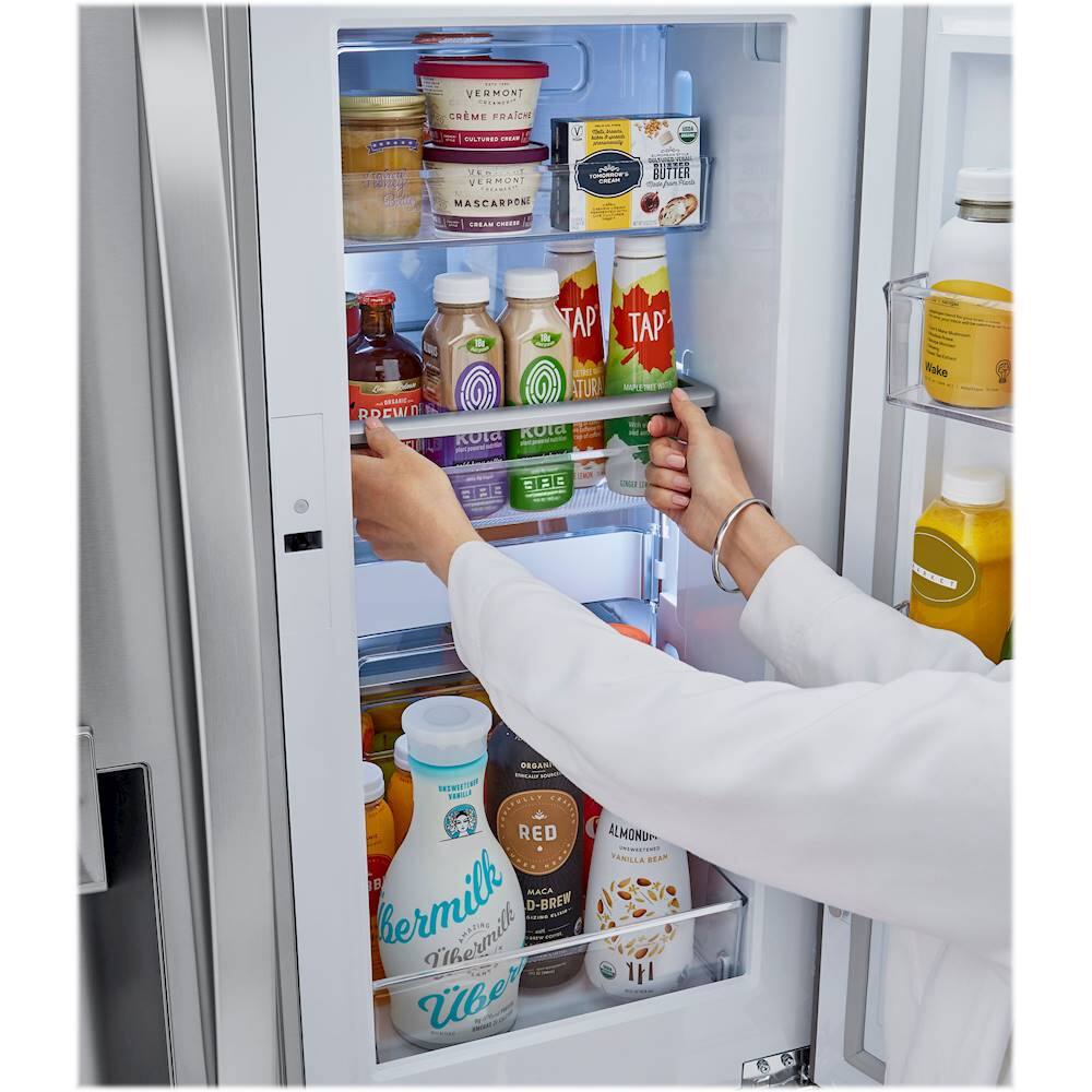 Alt View 23. LG - 29.5 Cu. Ft. 4-Door French Door-in-Door Smart Refrigerator with Craft Ice - PrintProof Stainless Steel.