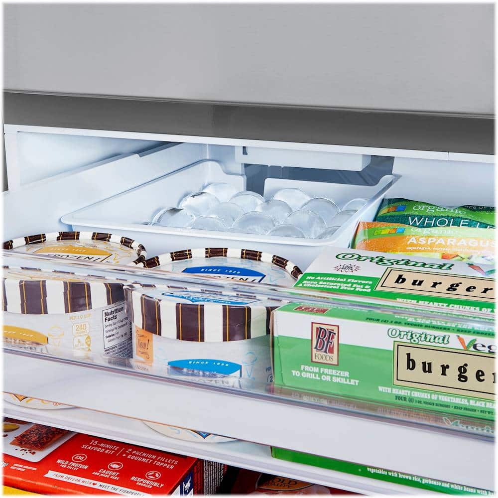 Alt View 29. LG - 29.5 Cu. Ft. 4-Door French Door-in-Door Smart Refrigerator with Craft Ice - PrintProof Stainless Steel.