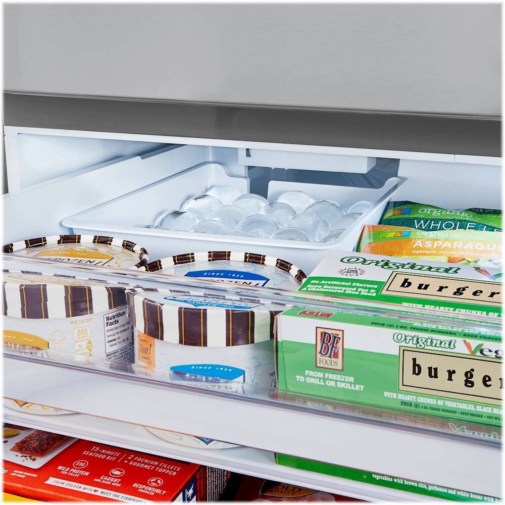 Alt View 29. LG - 29.5 Cu. Ft. 4-Door French Door-in-Door Smart Refrigerator with Craft Ice - PrintProof Stainless Steel.