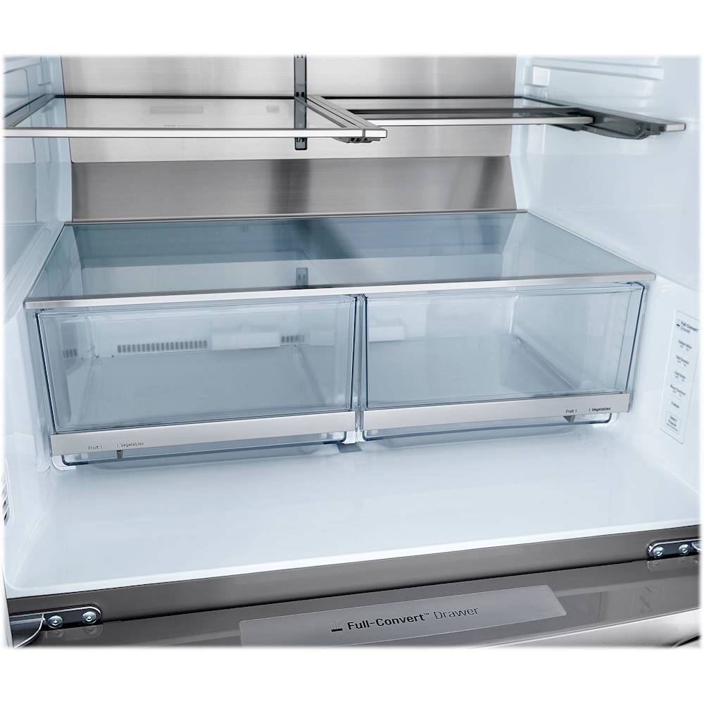 Alt View 35. LG - 29.5 Cu. Ft. 4-Door French Door-in-Door Smart Refrigerator with Craft Ice - PrintProof Stainless Steel.