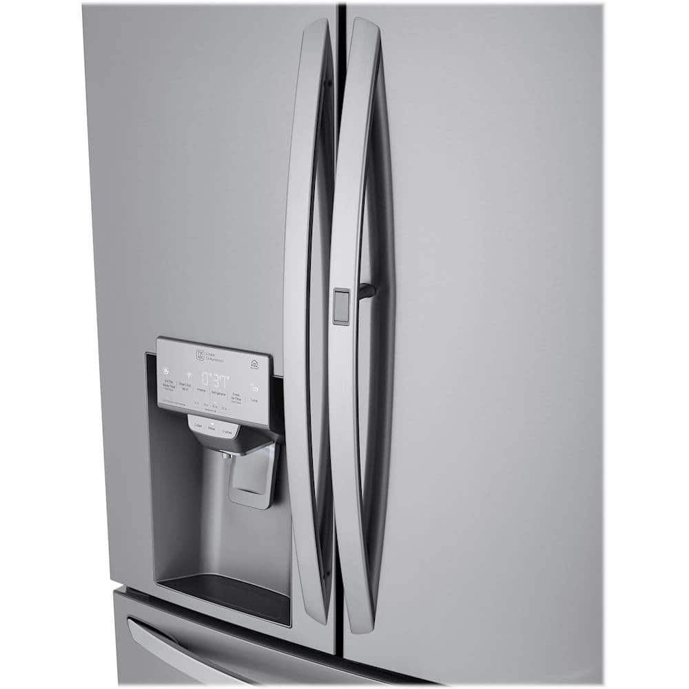 Alt View 11. LG - 29.5 Cu. Ft. 4-Door French Door-in-Door Smart Refrigerator with Craft Ice - PrintProof Stainless Steel.