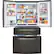 Alt View 2. LG - 29.5 Cu. Ft. 4-Door French Door-in-Door Smart Refrigerator with Craft Ice - PrintProof Black Stainless Steel.