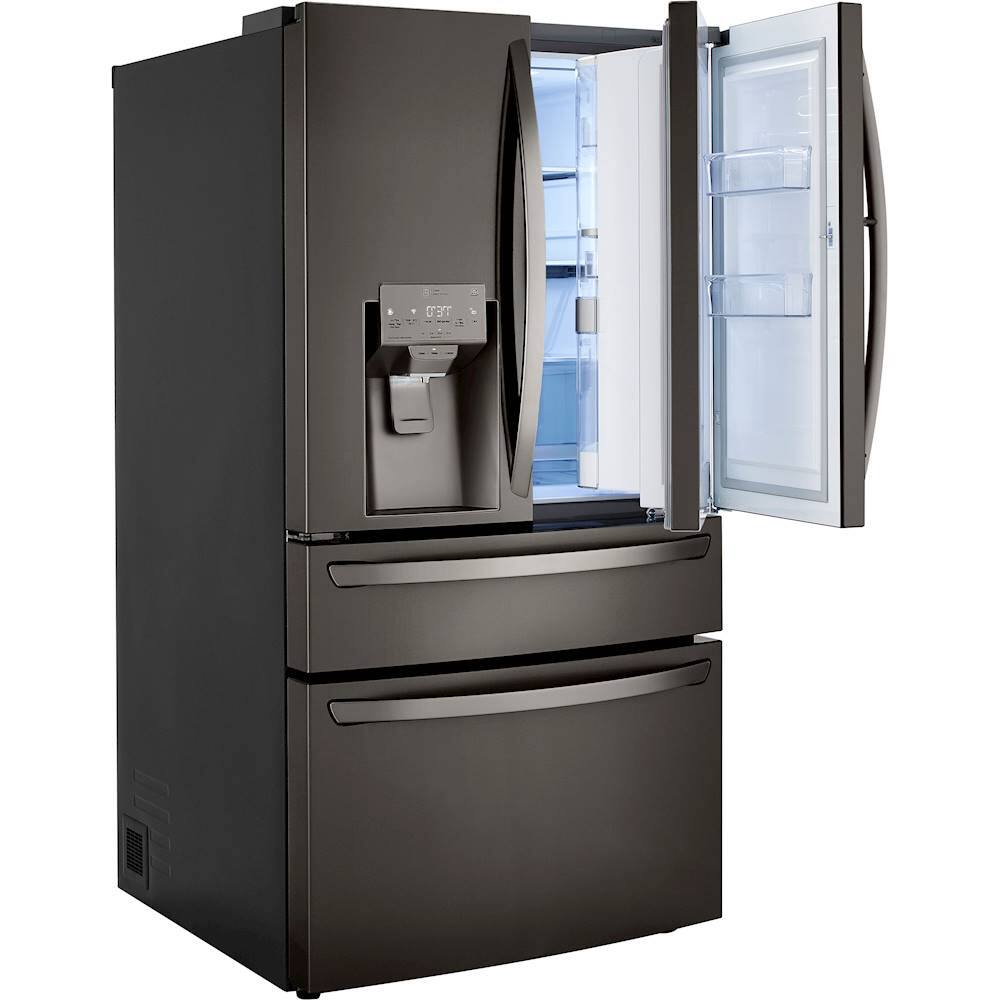 Alt View 22. LG - 29.5 Cu. Ft. 4-Door French Door-in-Door Smart Refrigerator with Craft Ice - PrintProof Black Stainless Steel.