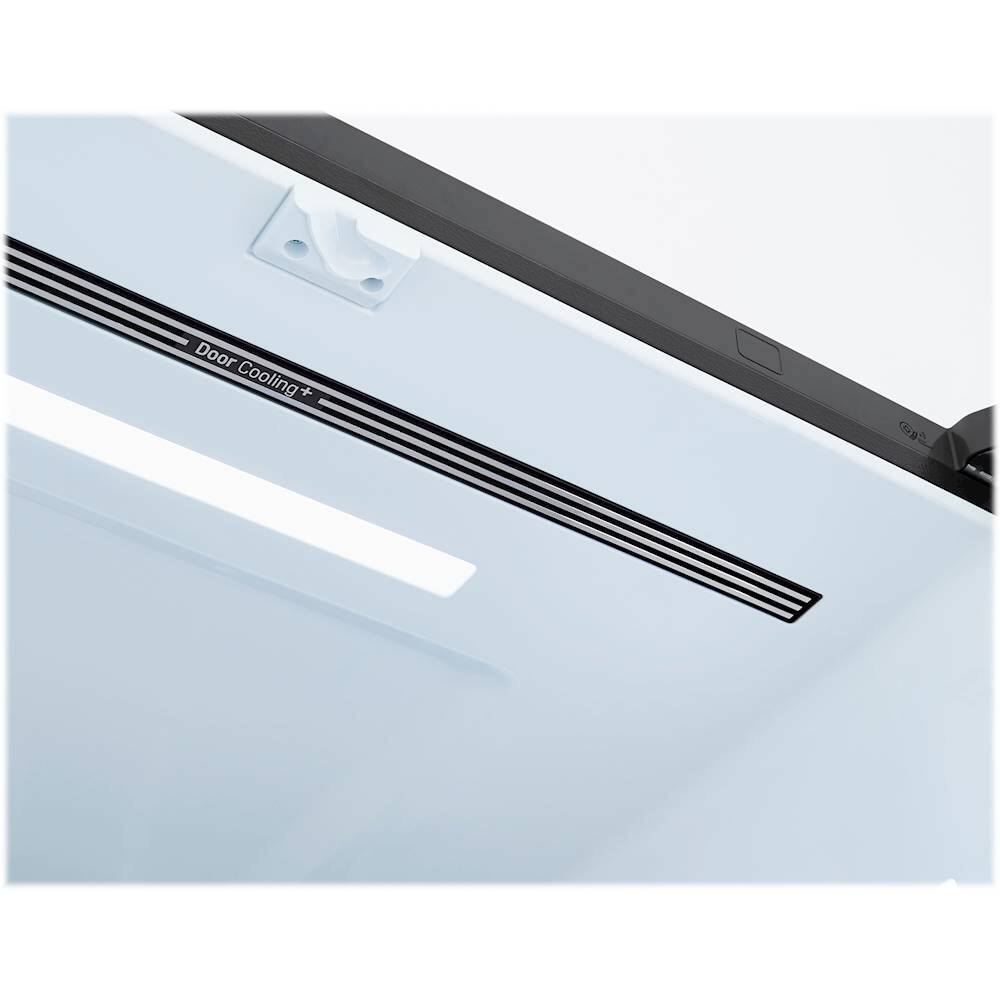 Alt View 39. LG - 29.5 Cu. Ft. 4-Door French Door-in-Door Smart Refrigerator with Craft Ice - PrintProof Black Stainless Steel.
