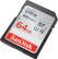 Alt View 12. SanDisk - Ultra 64GB SDXC UHS-I Memory Card - Black/Gray/Red.