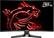 Front. MSI - Optix 27" LED Curved FHD FreeSync Monitor (DisplayPort, HDMI) - Black.