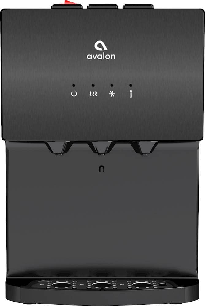 Avalon - A12 Bottleless Water Cooler - Black Stainless Steel - Front_Zoom
