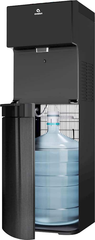 Alt View 12. Avalon - A14 Bottom-Loading Bottled Water Cooler - Black stainless steel.