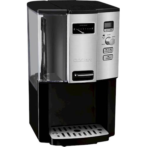 Angle View: Cuisinart - 12-Cup Coffee Maker - Black/Stainless Steel