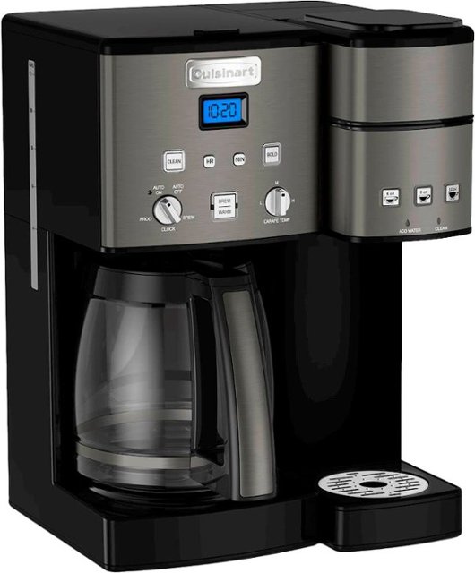 Cuisinart Coffee Center 12 Cup K Cup Pod Coffee Maker Black Stainless Ss 15bksp1 Best Buy