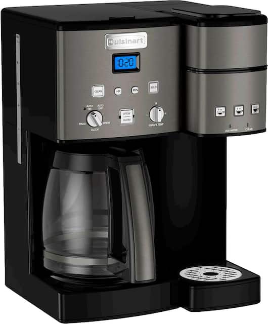 Cuisinart Coffee Center 12 Cup K Cup Pod Coffee Maker Black Stainless Ss 15bksp1 Best Buy
