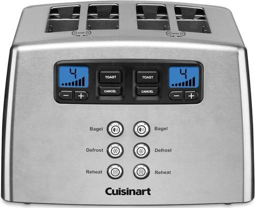 Cuisinart - Touch to Toast 4-Slice Toaster - Stainless Steel