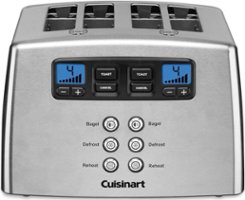 Cuisinart - Touch to Toast 4-Slice Toaster - Stainless Steel - Front_Zoom