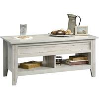 Sauder - Dakota Pass Lift Top Coffee Table - White Plank - Front_Zoom