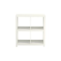 Sauder - HomePlus Collection 1-Shelf Bookcase - White - Front_Zoom