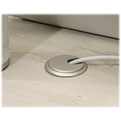 Alt View 14. Sauder - Trestle Collection Rectangular 4-Drawer Table - Chalked Chestnut.