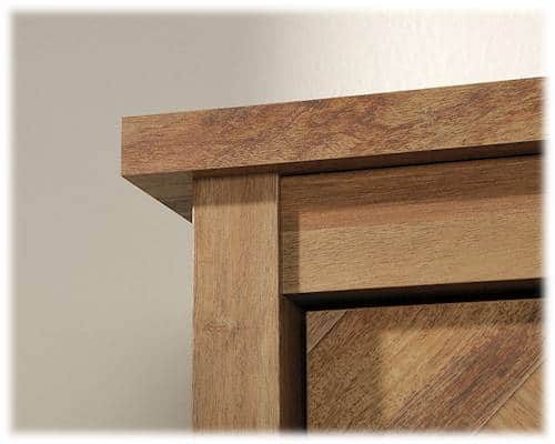 Alt View 17. Sauder - Cannery Bridge Wood Storage Cabinet - Sindoori Mango.