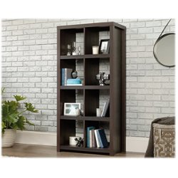 Sauder - HomePlus Collection 3-Shelf Bookcase - Dakota Oak - Front_Zoom