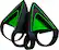 Front. Razer - Kitty Ears - Green.