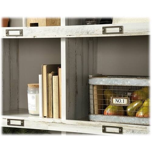 Alt View 16. Sauder - Barrister Lane Collection 10-Shelf Bookcase - White Plank.