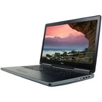 Dell - Precision Mobile Workstation 17.3" Refurbished Laptop - Intel Core i7 - 32GB Memory - 1TB SSD - Black - Front_Zoom