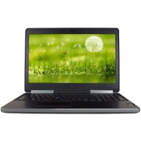 Dell - Precision Mobile Workstation 15.6" Refurbished Laptop - Intel Core i7 - 16GB Memory - 512GB SSD - Black - Front_Zoom