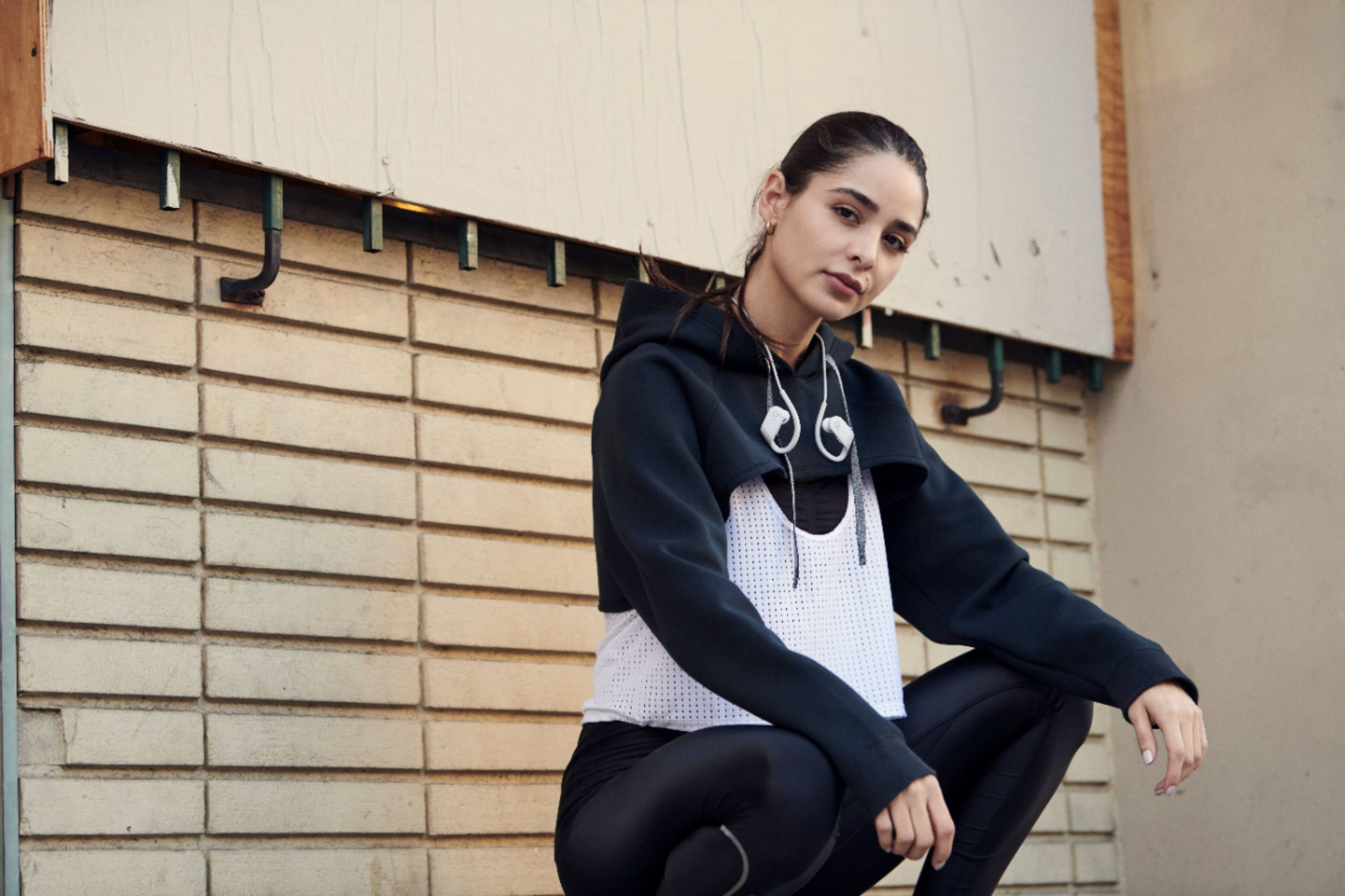 Alt View 19. Beats - Powerbeats High-Performance Wireless Earphones - White.