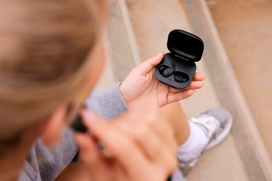 Alt View 31. Beats - Beats Fit Pro True Wireless Noise Cancelling In-Ear Earbuds - Black.