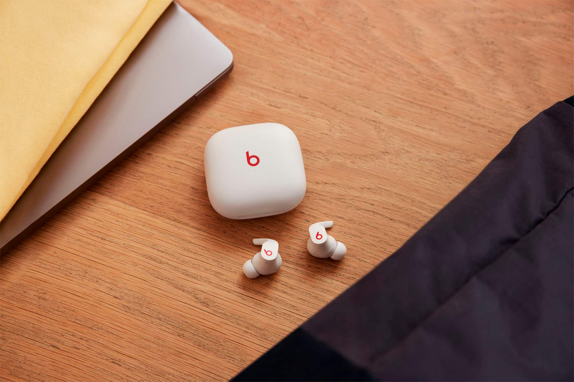 Alt View 31. Beats - Beats Fit Pro True Wireless Noise Cancelling In-Ear Earbuds - White.
