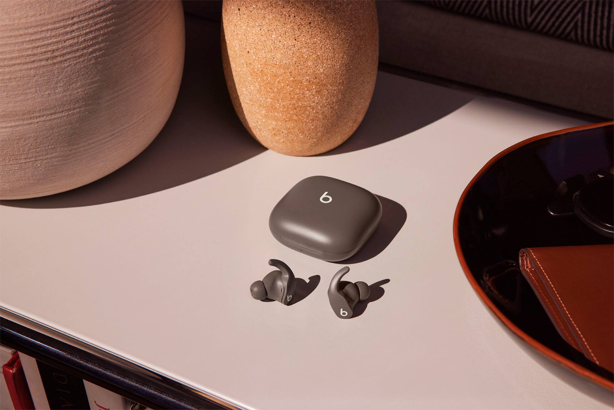 Alt View 33. Beats - Beats Fit Pro True Wireless Noise Cancelling In-Ear Earbuds - Sage Gray.