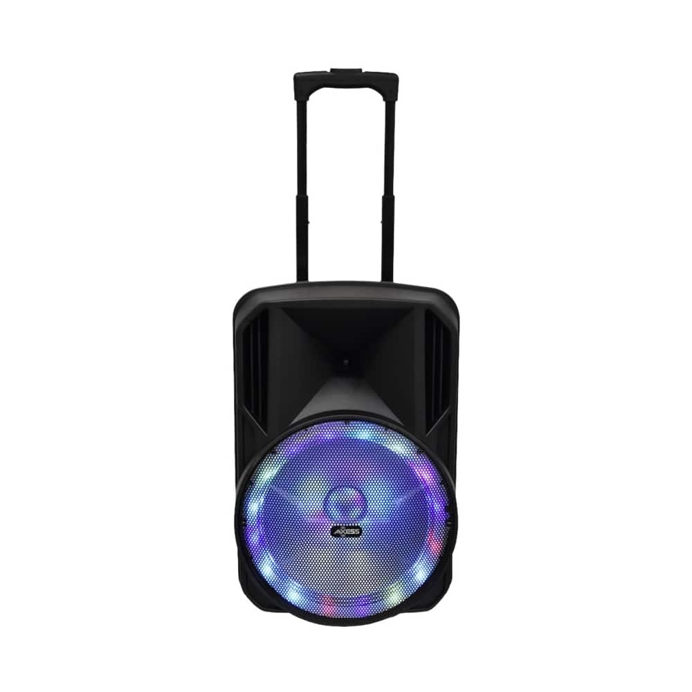 Best Buy Axess 15″ Portable Bluetooth Party Speaker with LED Lights