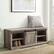 Alt View 15. Walker Edison - Sliding Grooved Door Entryway Accent Bench - Grey Wash.