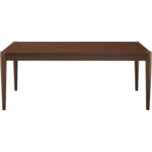 Walker Edison - Rectangular Mid-Century Modern MDF Coffee Table - Walnut