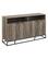 Angle. Walker Edison - Contemporary Angled-Door 2-Shelf Sideboard - Gray Wash.
