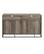 Alt View 11. Walker Edison - Contemporary Angled-Door 2-Shelf Sideboard - Gray Wash.